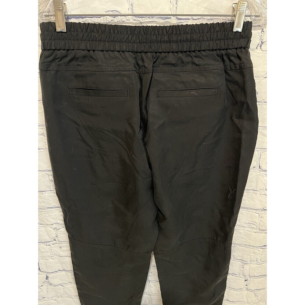 Banana Republic womens pants joggers black With Pockets Tie Elastic Waist Small - Picture 4 of 6